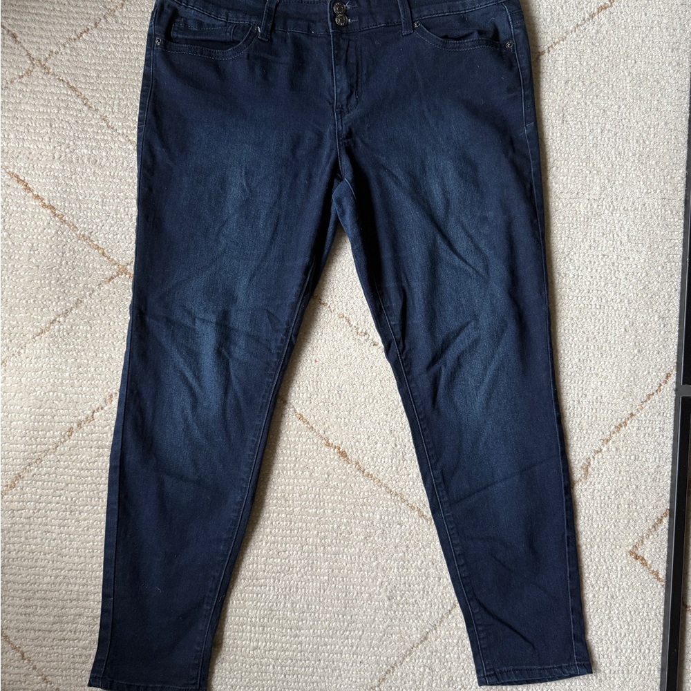 Seven7 Blue Skinny Jeans Classic Fit